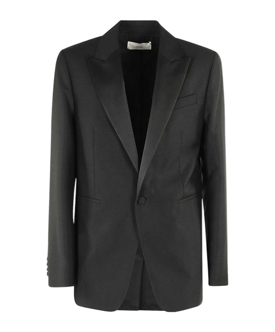 Ami Alexandre Mattiussi Ami Single Breasted Tailored Blazer In Black