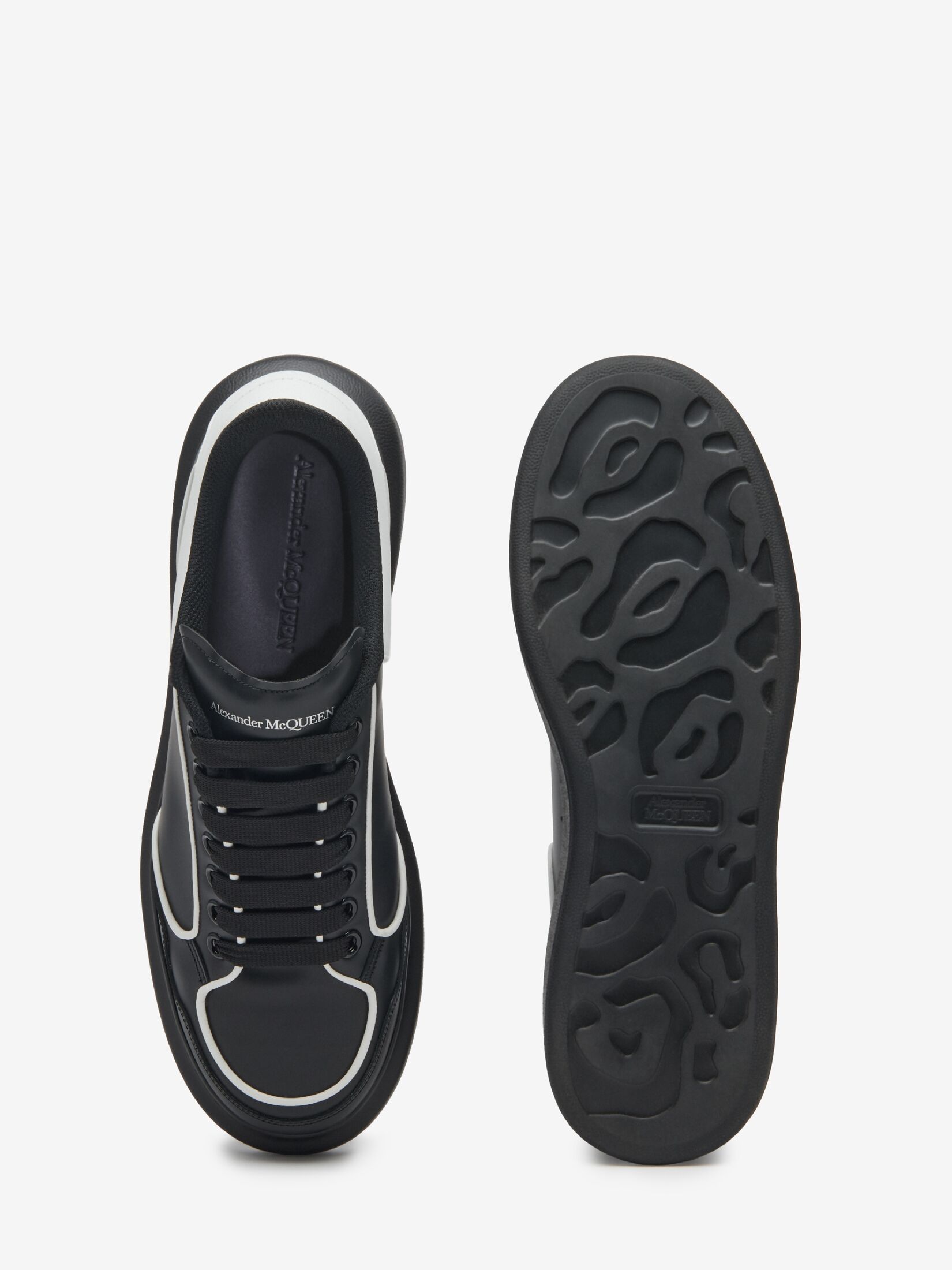Alexander Mcqueen Oversized Low-top Sneakers In Black