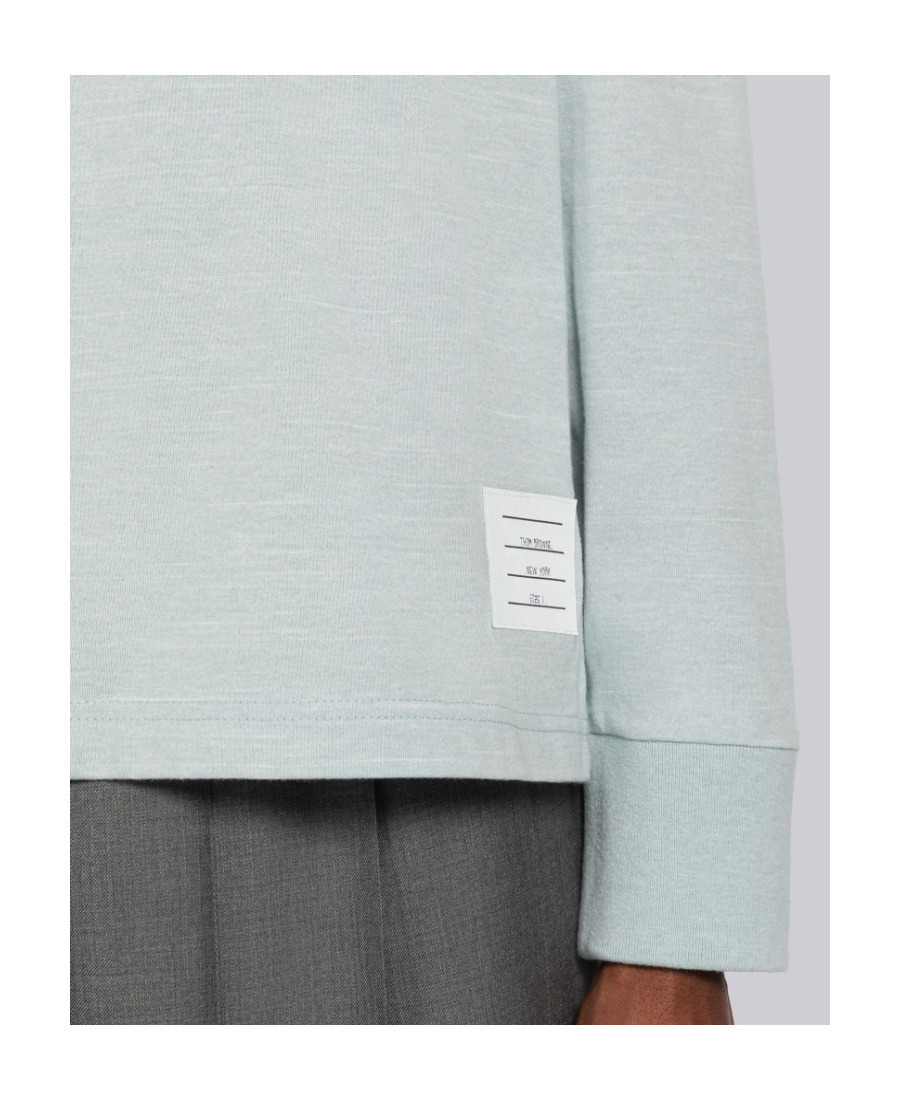 Thom Browne 4-bar Stripe Rugby T-shirt In White