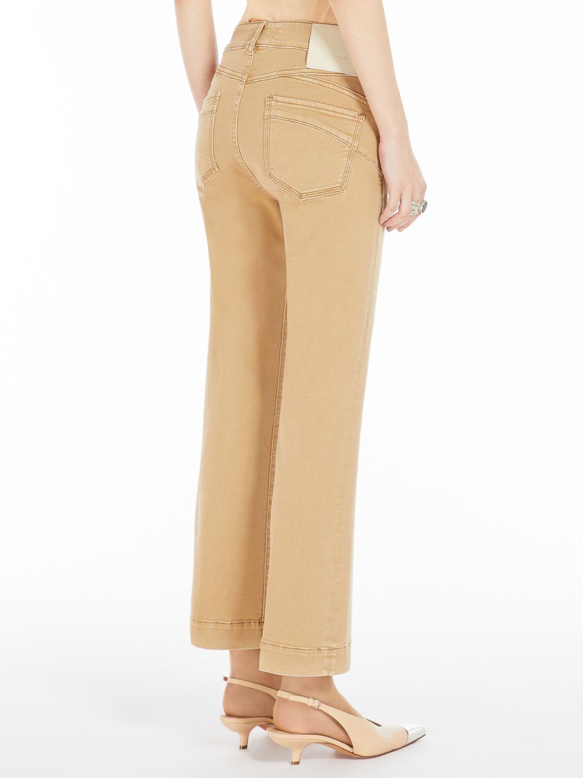 Sportmax Jeans Bell Bottoms In Nude