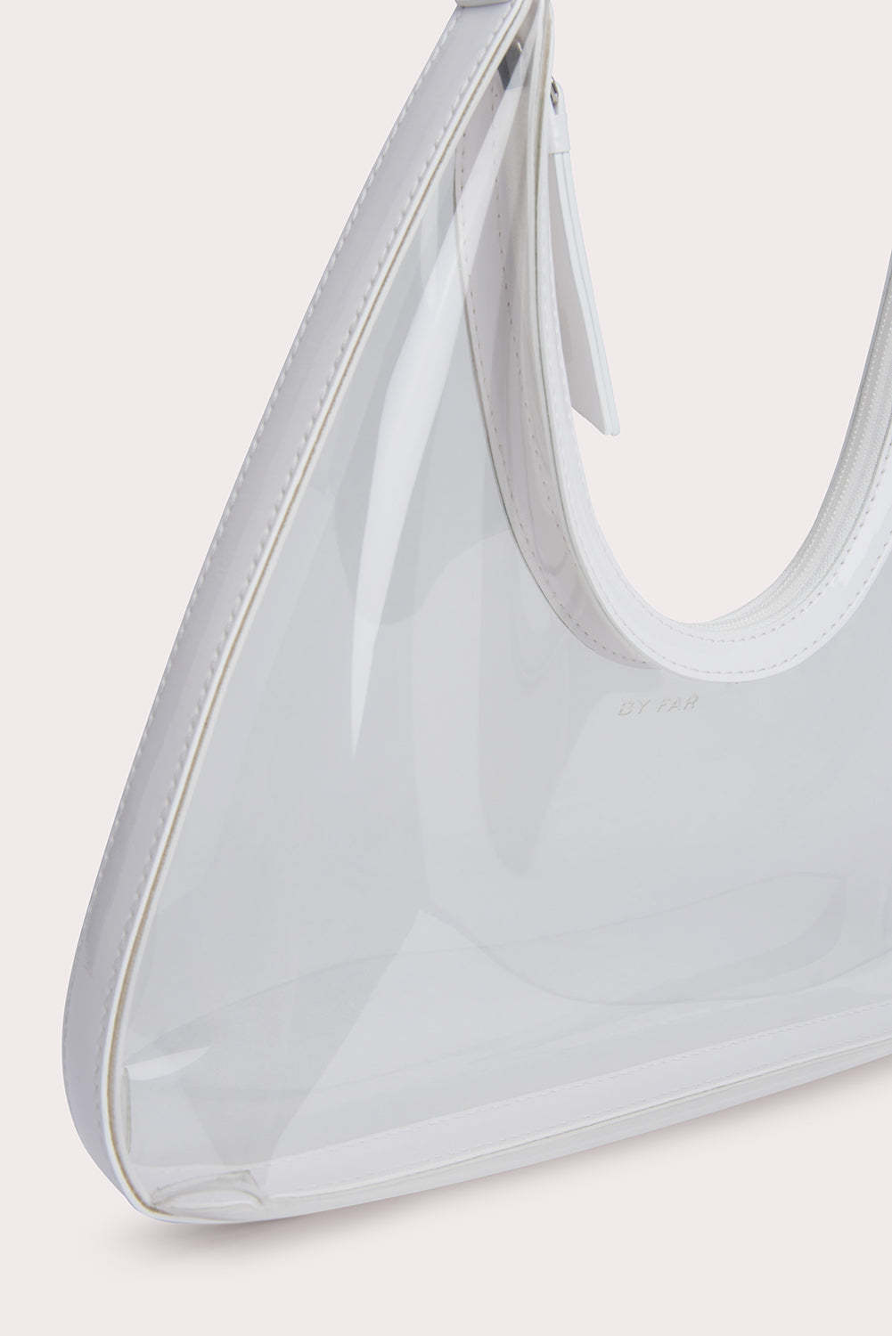 By Far Amber Transparent-design Shoulder Bag In White