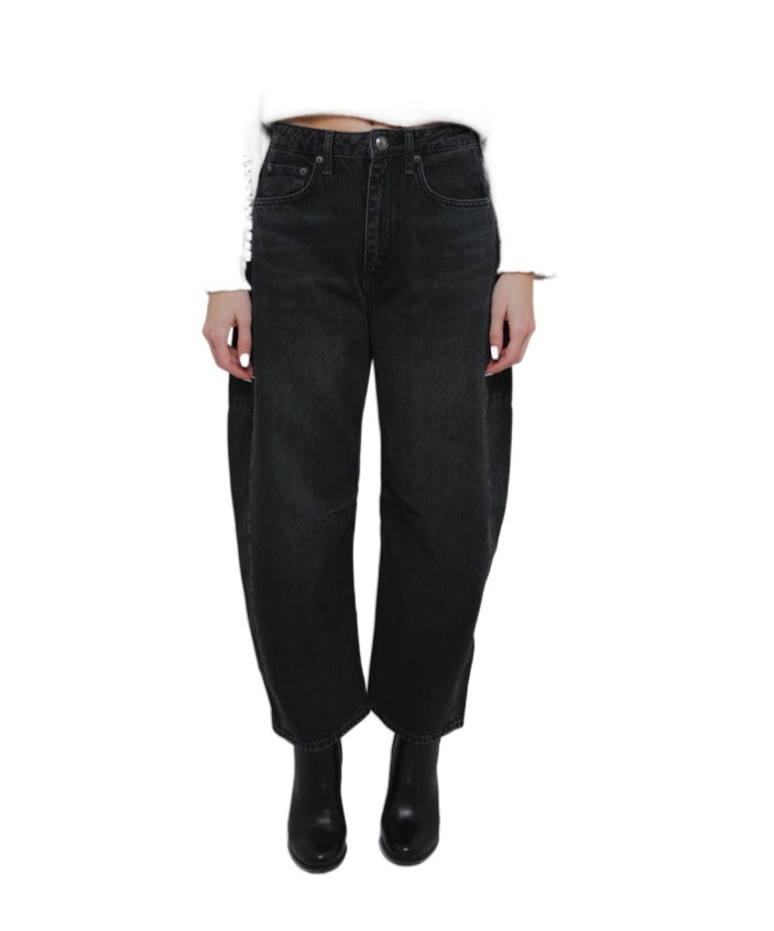 Rag & Bone Belt-loop Jeans In Black
