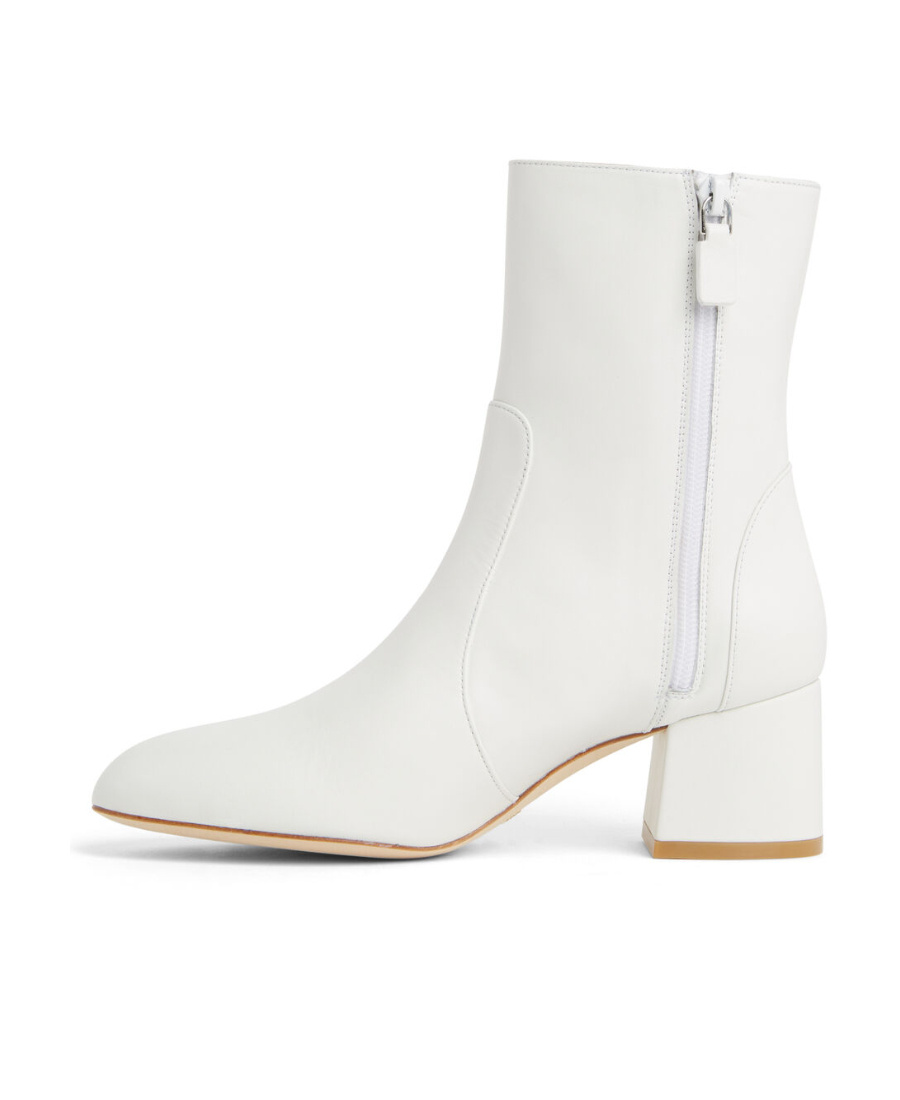 Stuart Weitzman Ariana 60 Sock Bootie The Sw Outlet In White