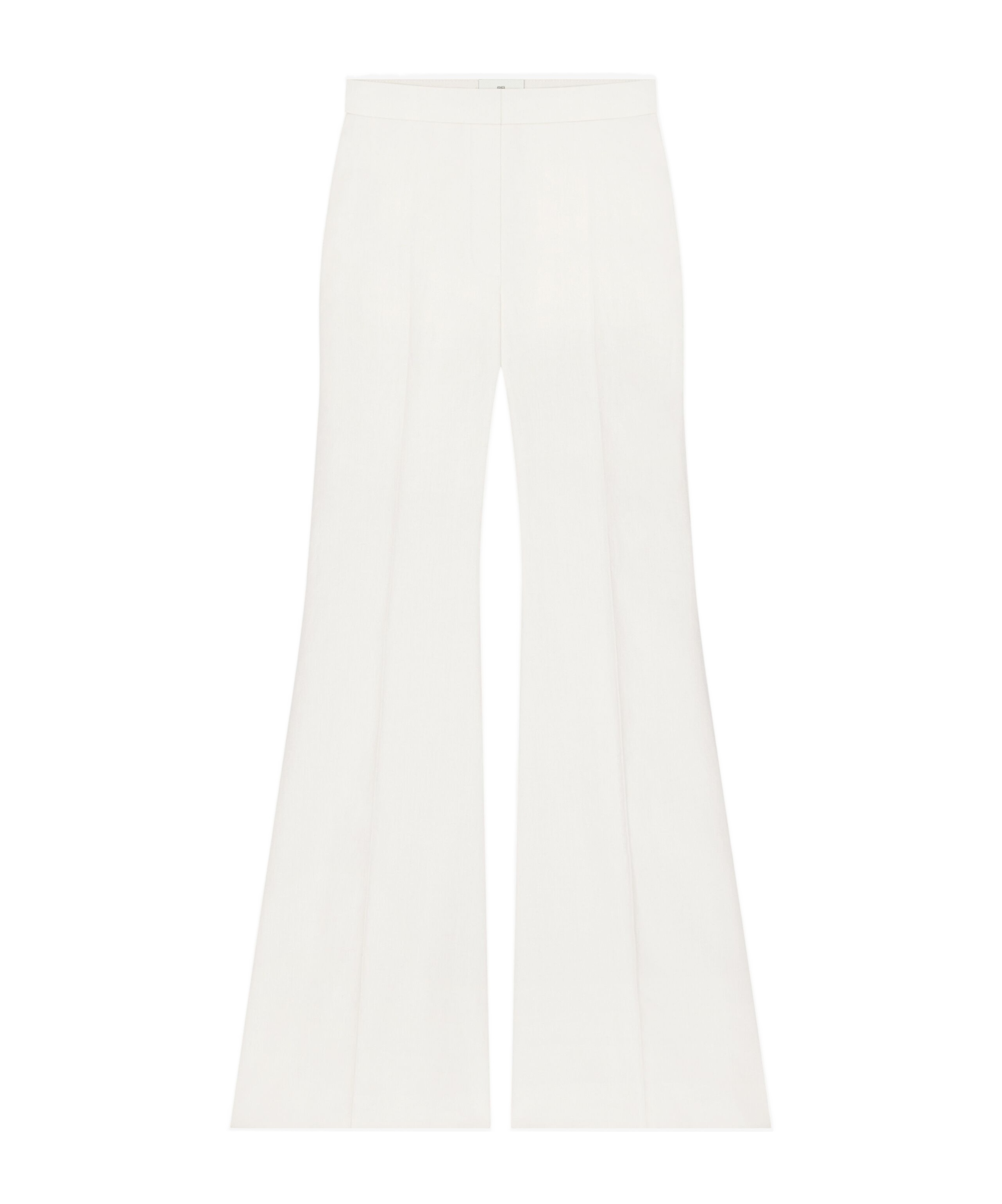 Givenchy Flare Tailored Pants In Linen In Off White