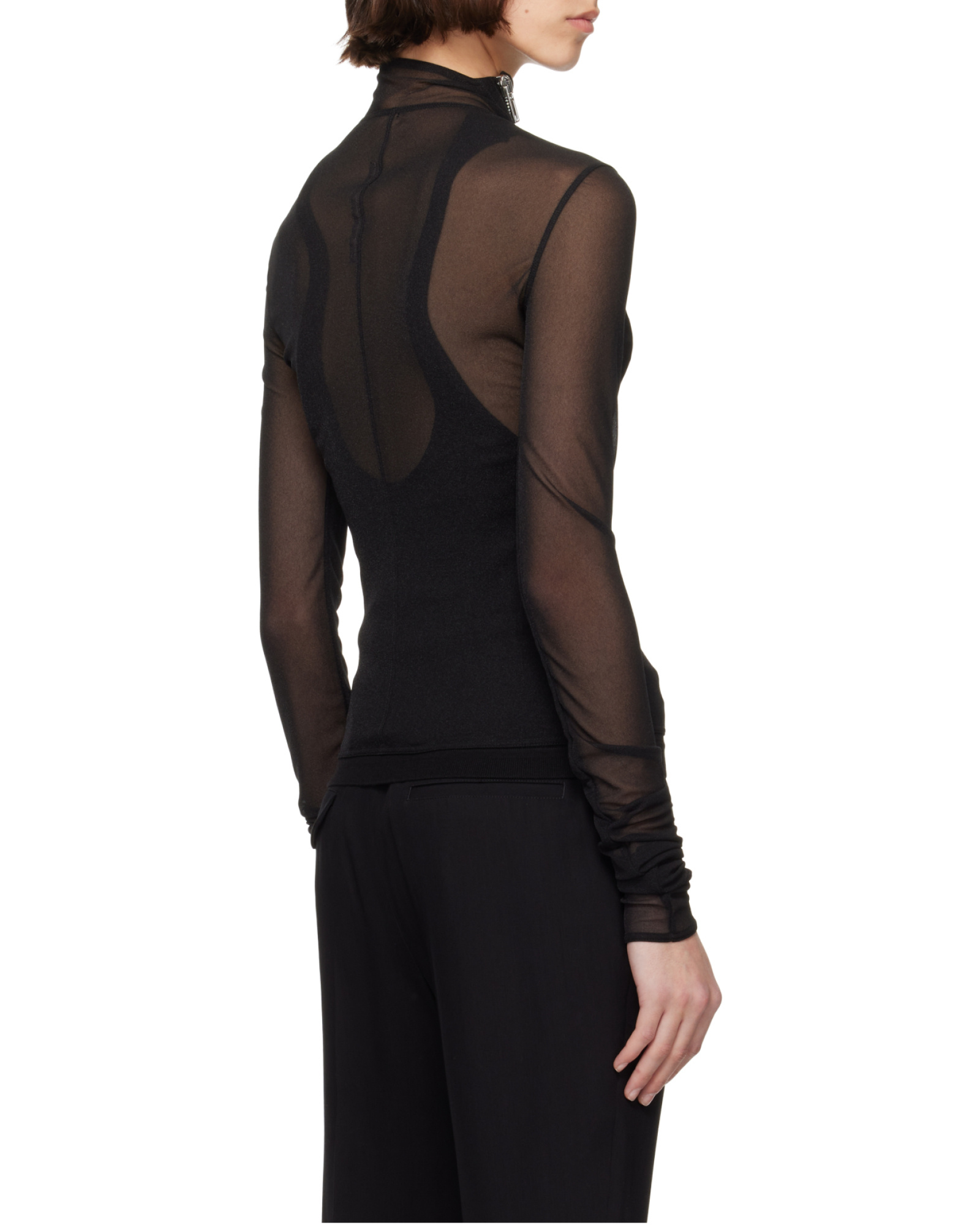 Rick Owens Black Hollywood Gary Jacket In Black
