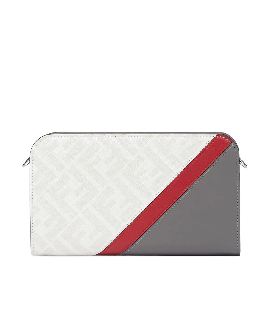 Fendi Logo Strap Satchel In White