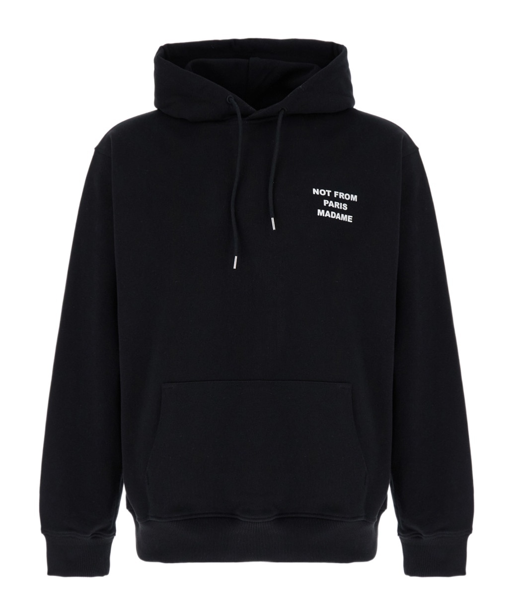 Drôle De Monsieur Le Hoodie Slogan Sweatshirt In Black