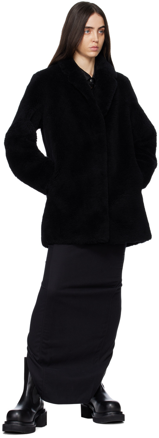 YVES SALOMON LOGO COAT