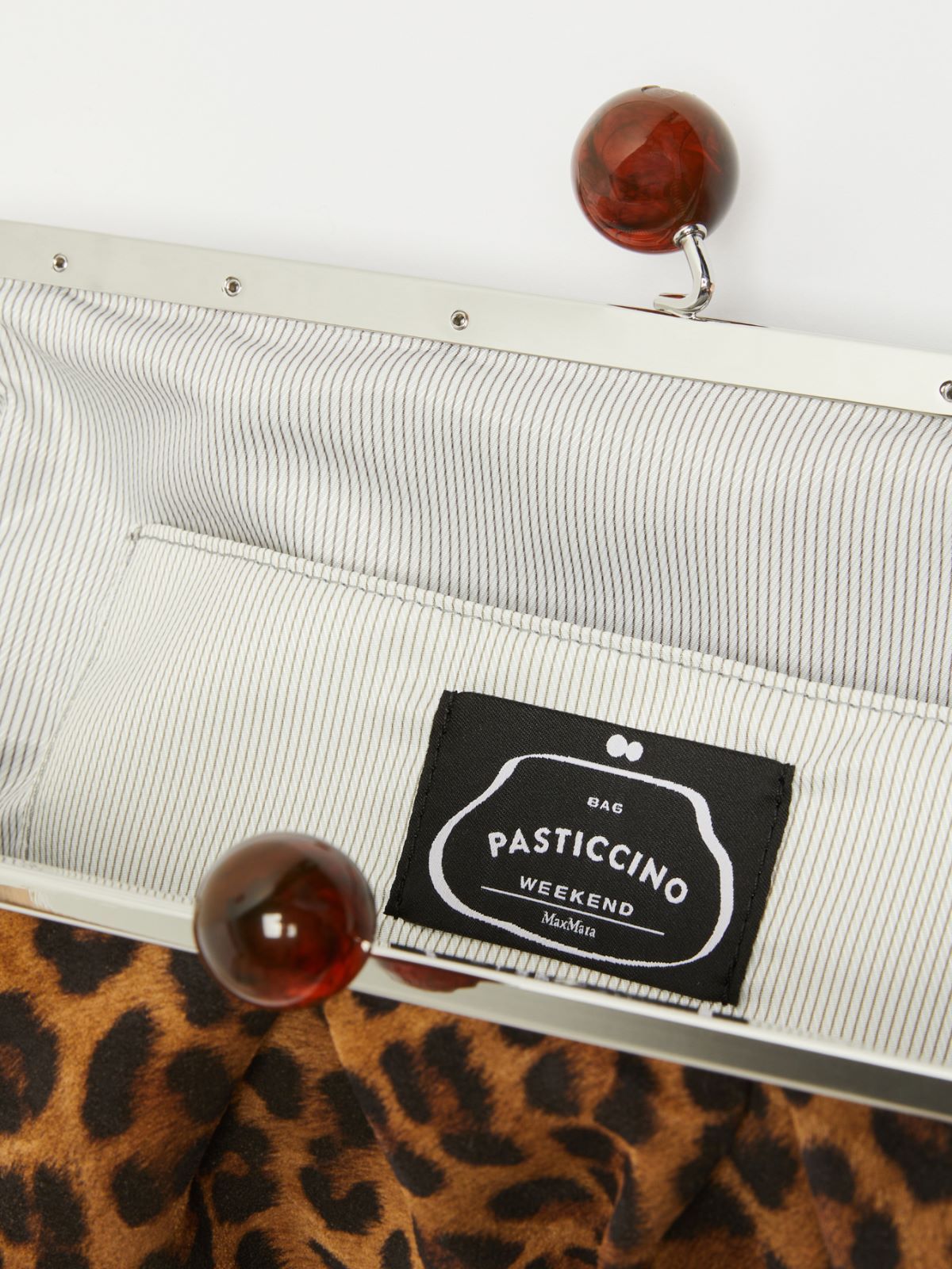 WEEKEND MAX MARA LARGE SPOTTED SUEDE PASTICCINO BAG