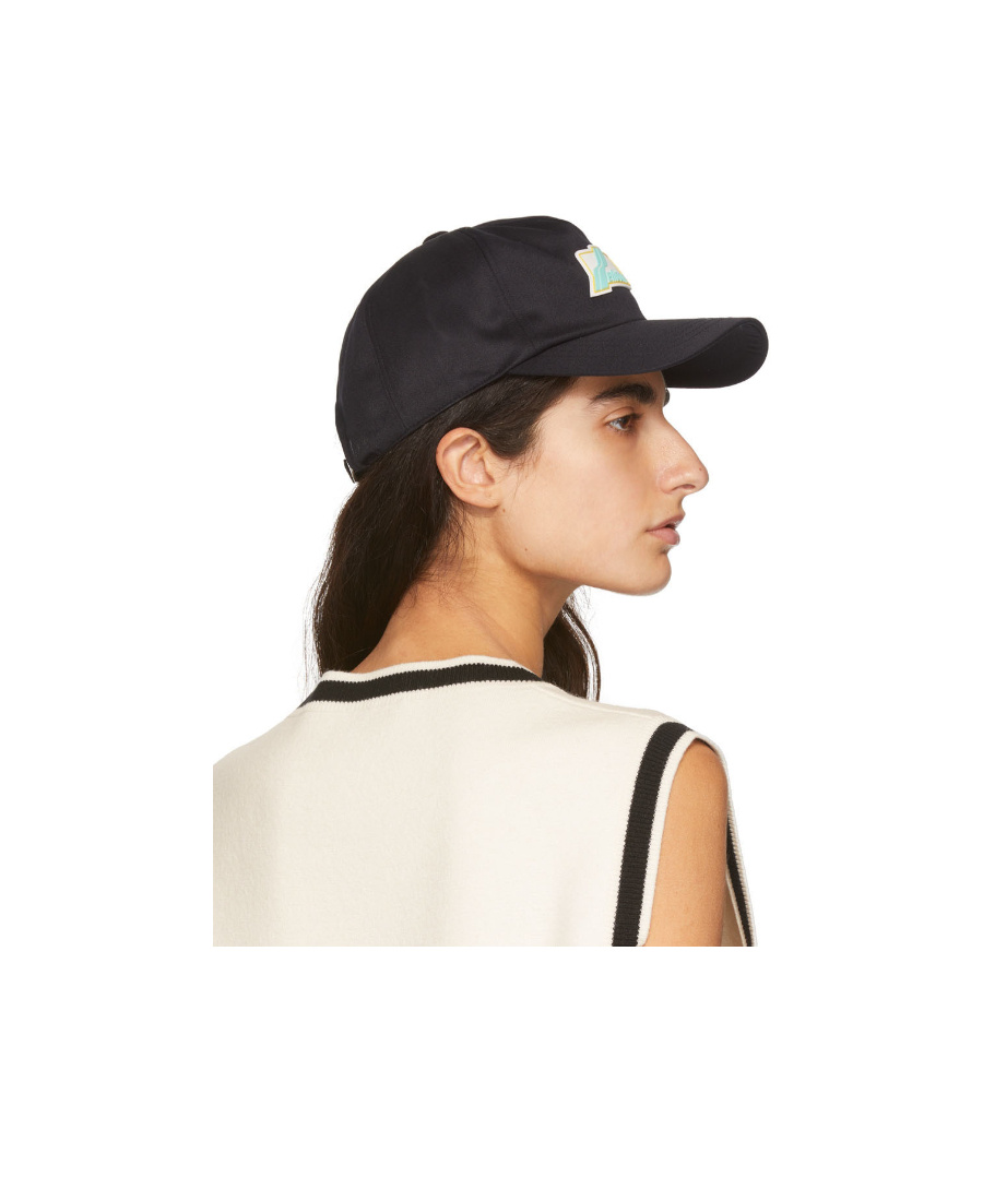 We11 Done Logo-patch Baseball Cap In Multicolor