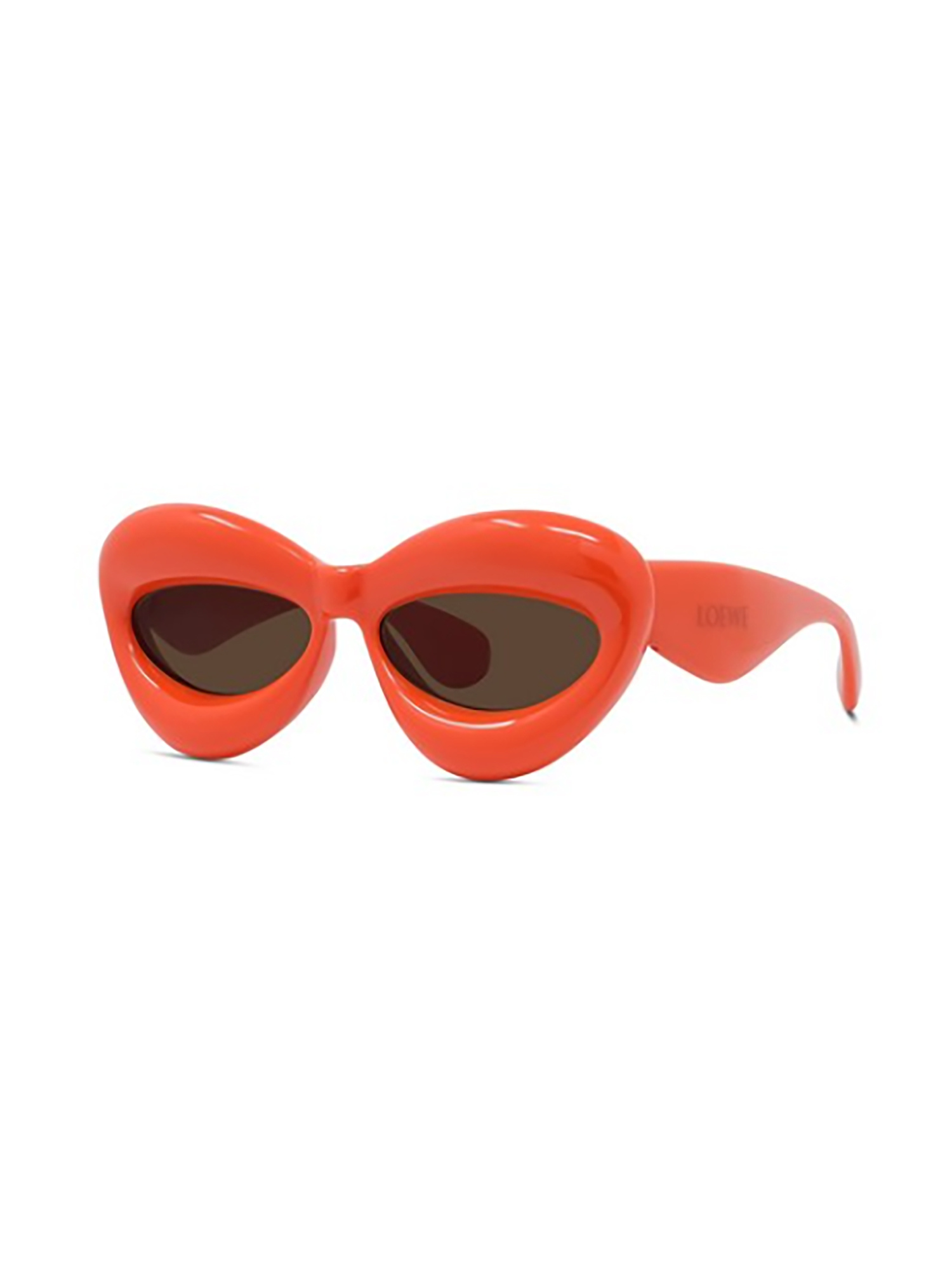 Loewe Woman Sunglass Fashion Show Inflate Lw40097i In Orange