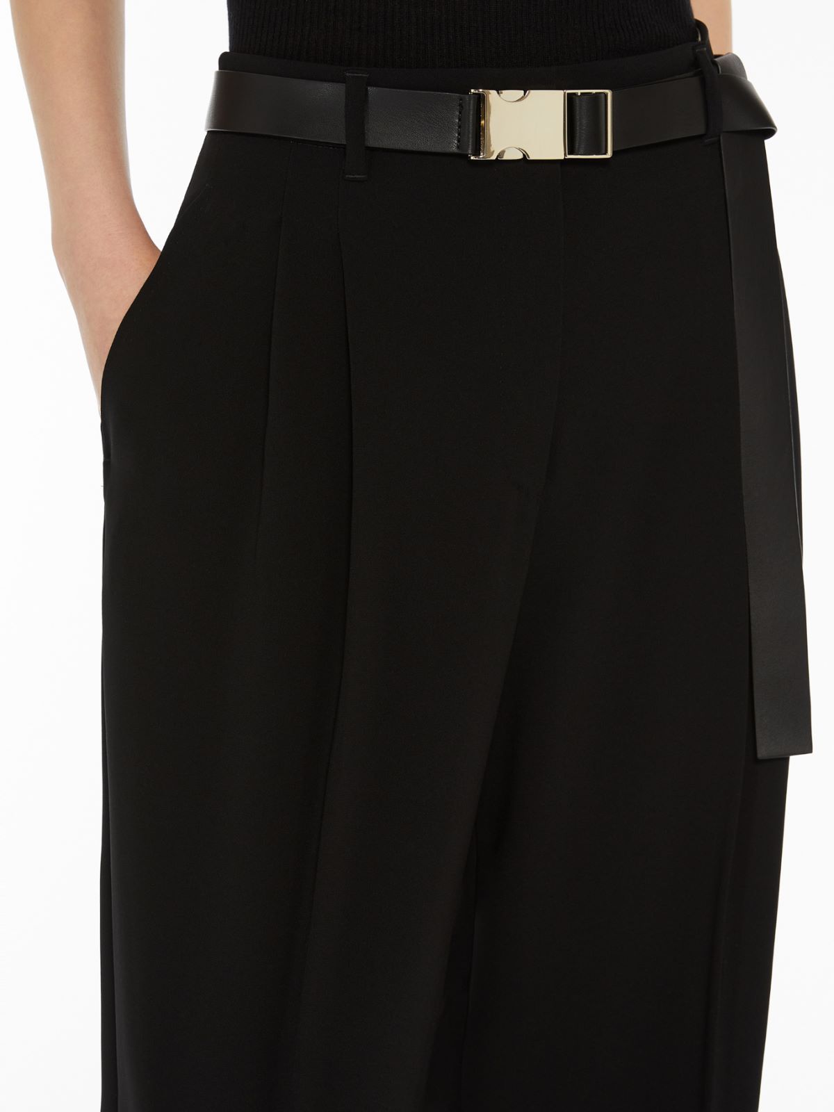 Max Mara Studio Raid Trouser Black In Black