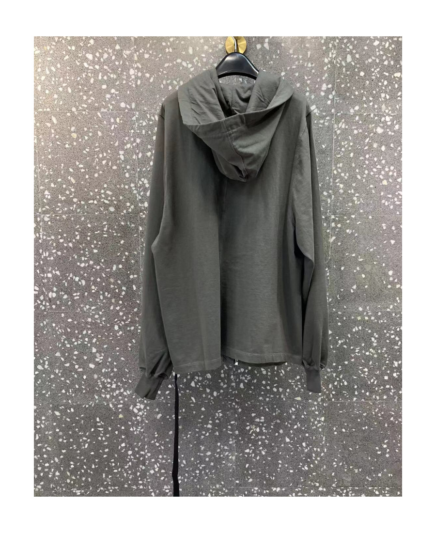 Rick Owens Drkshdw Hooded Long-sleeved Sweater In Black