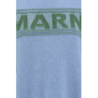 Marni Knitwear With Ribbed Cuffs And Hem In Blue