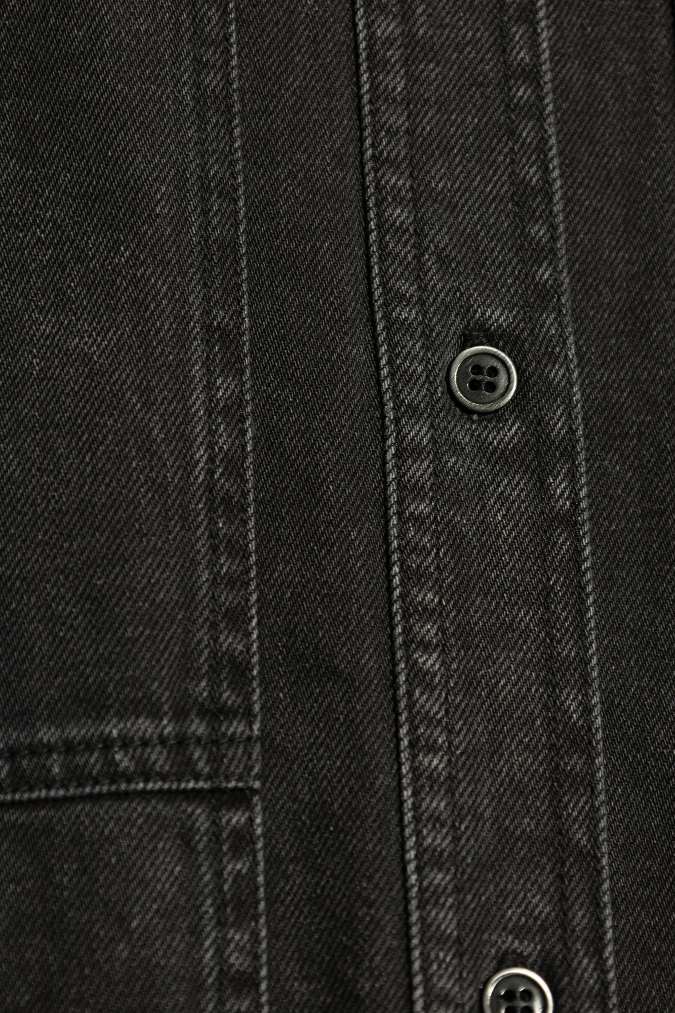 Isabel Marant Étoile Long Sleeve Denim Jacket In Black
