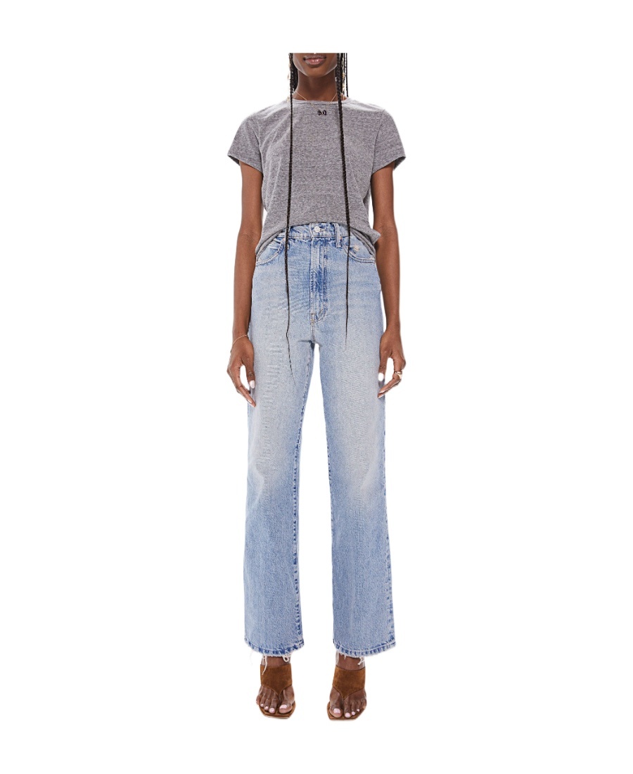 Mother High-waisted Tunnel Vision Jeans In Blue