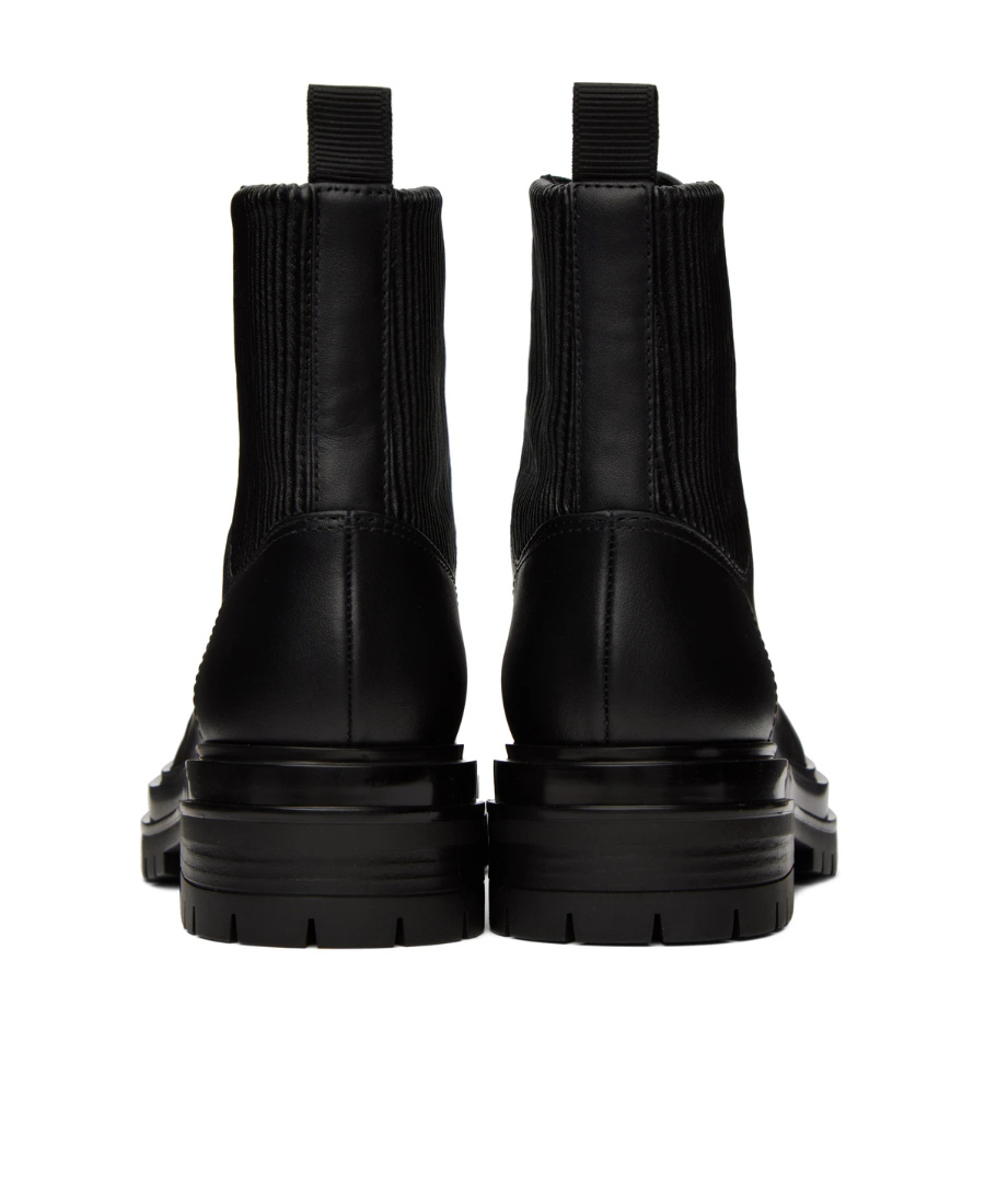 Gianvito Rossi Martis 40 Leather Ankle Boots In Multi