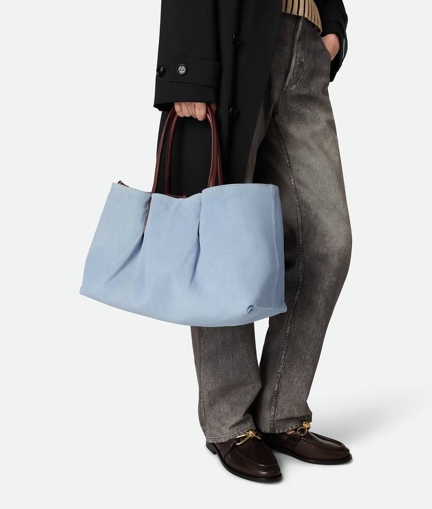 Bottega Veneta Leather Pinacoteca Tote Bag In Yellow