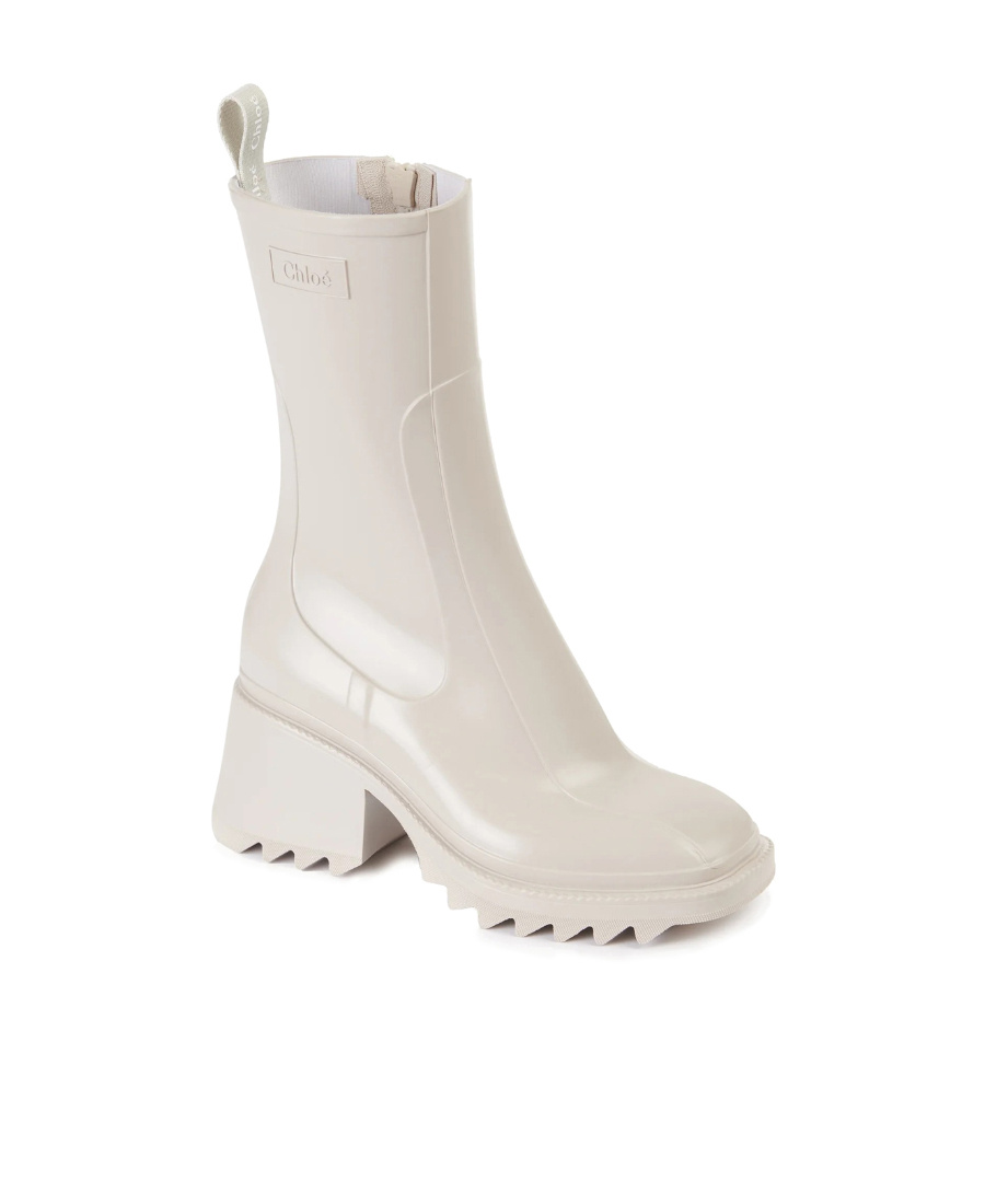 Shop Chloé Betty Rain Boots In White