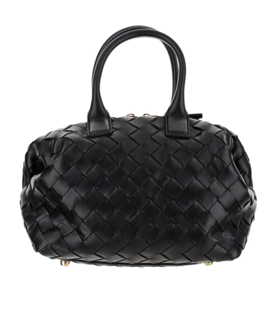 Shop Bottega Veneta Mini Bauletto In Black