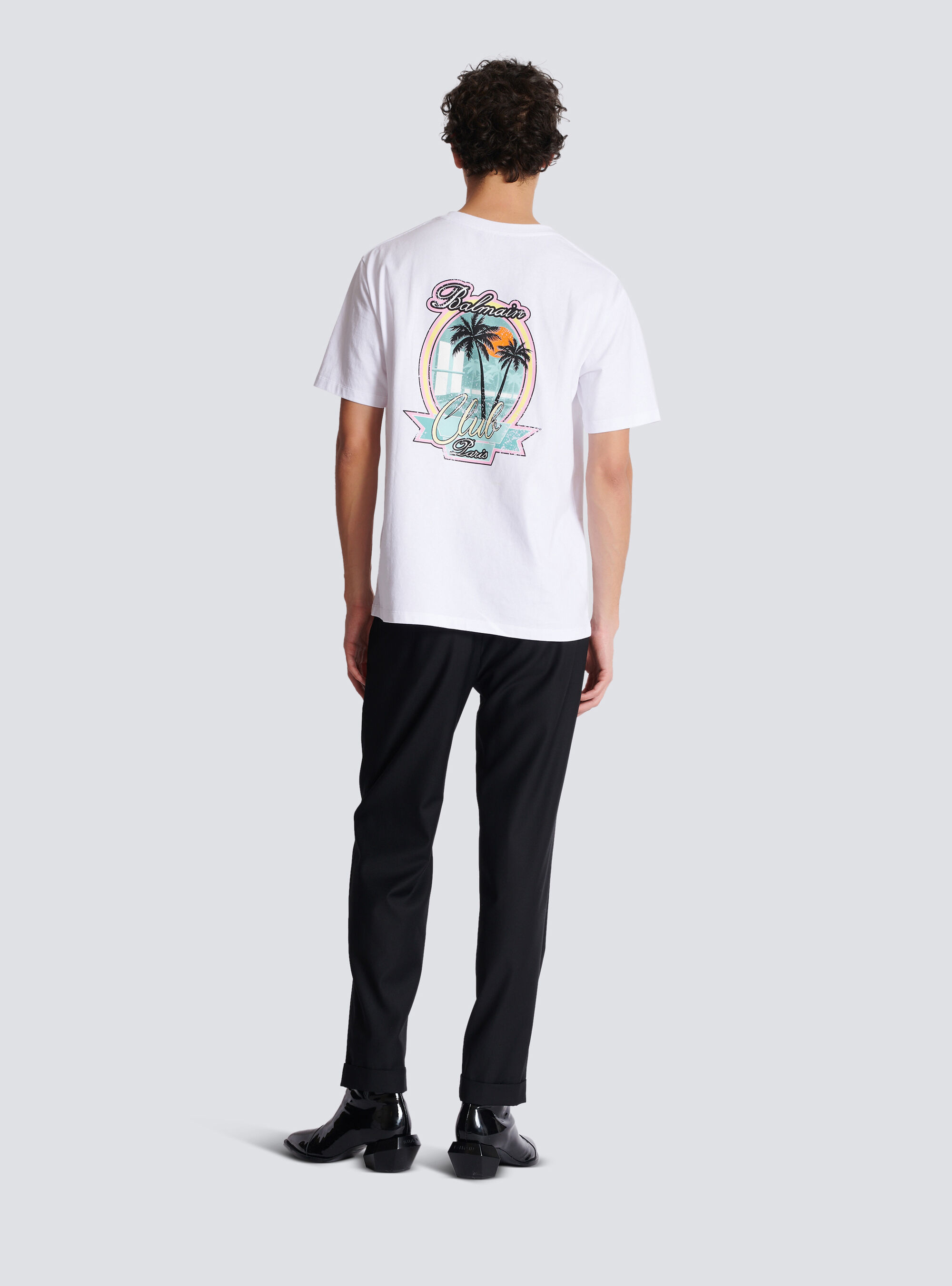 Balmain Club T-shirt In White