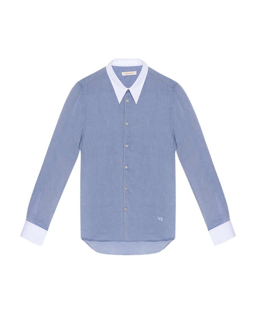 Wales Bonner Monogram-embroidered Shirt