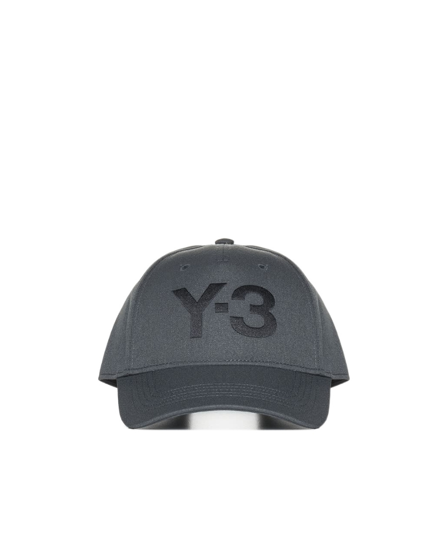 Y-3 Embroidered-logo Baseball Cap In Gray