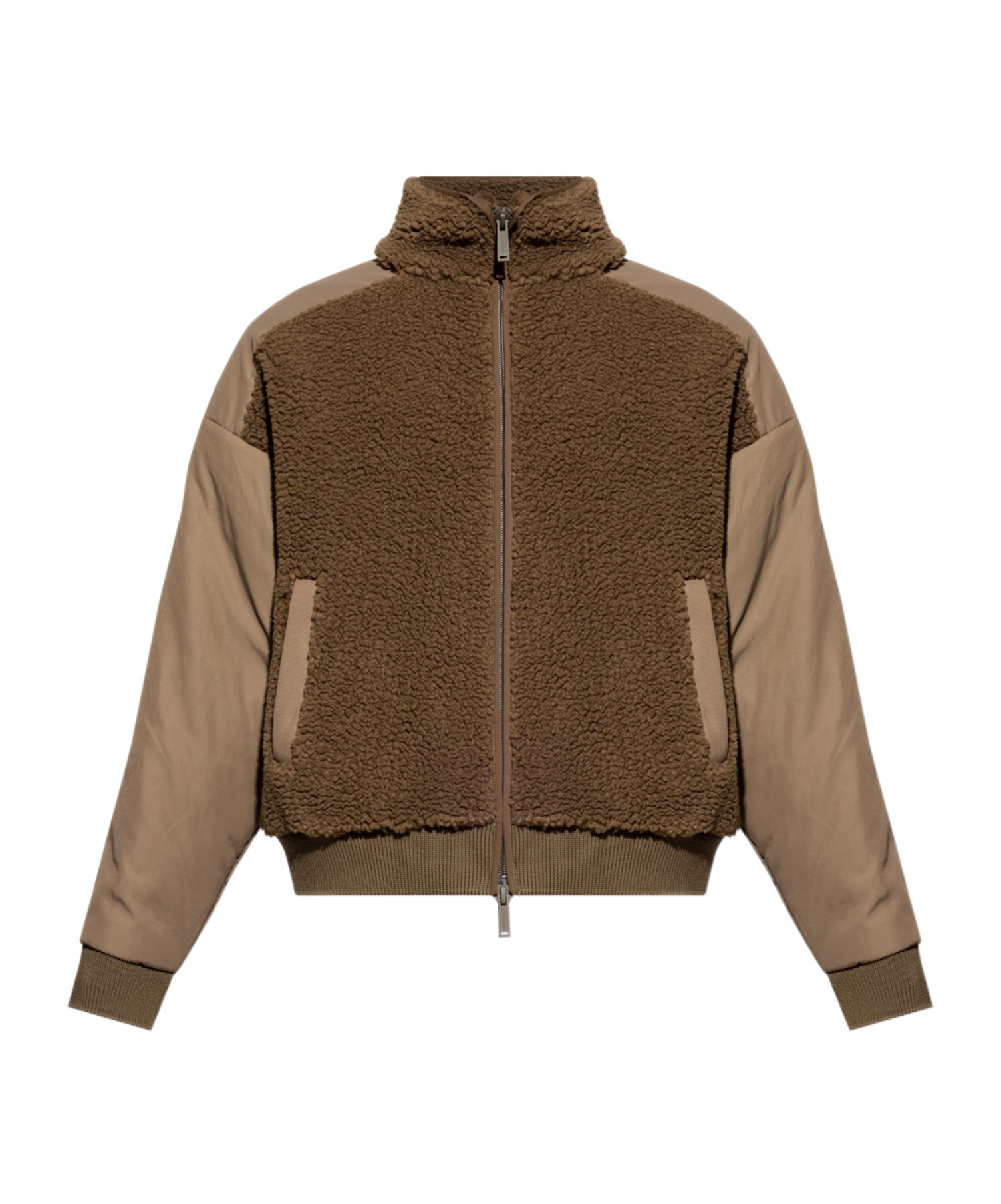 Dsquared2 Long Sleeve Casual Jacket In Brown
