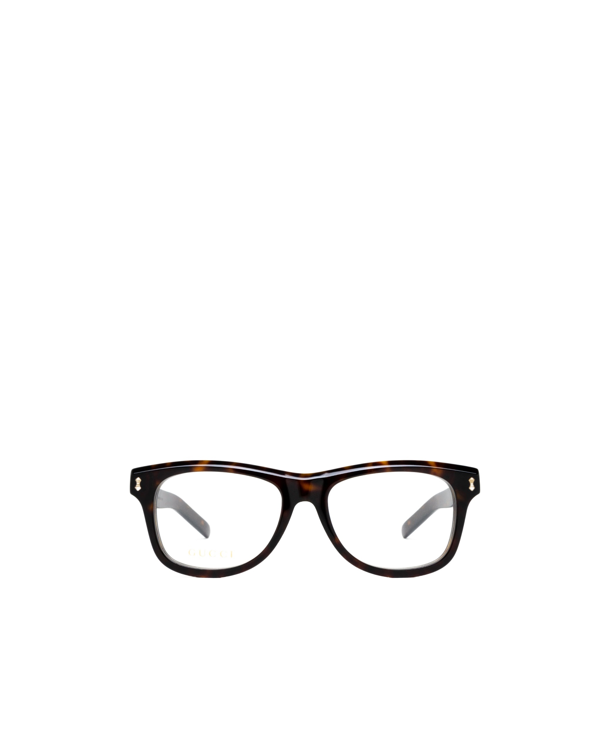 Gucci Tortoiseshell Square-frame Glasses In Black