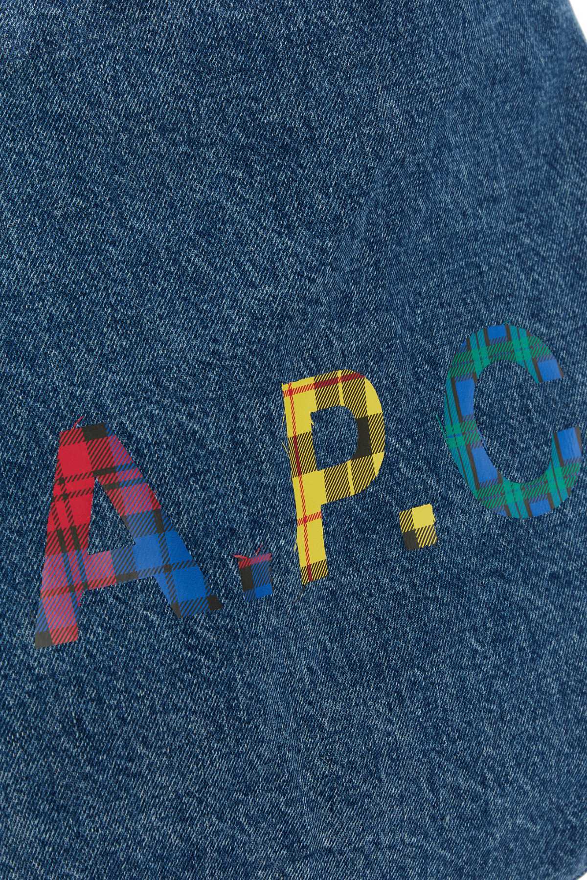 Shop Apc Cogugm61443ial Washedindigo In Blue