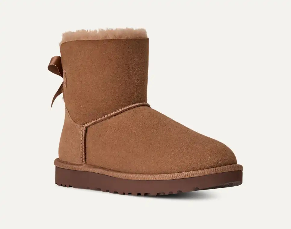 Ugg Mini Bailey Bow Ii Boots In Brown