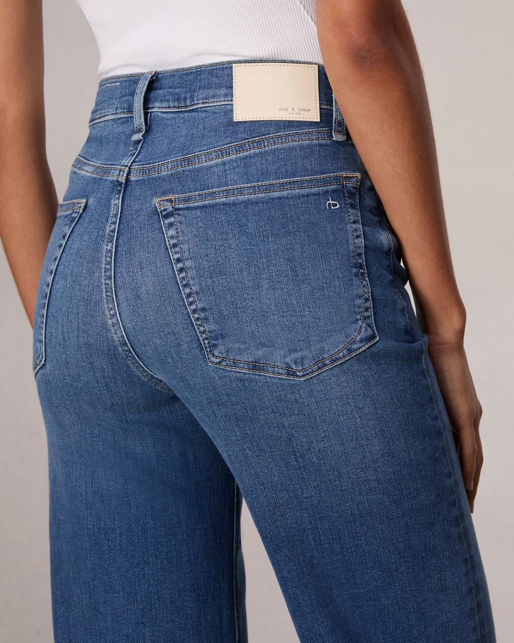 Rag & Bone Belt-loop Jeans In Blue