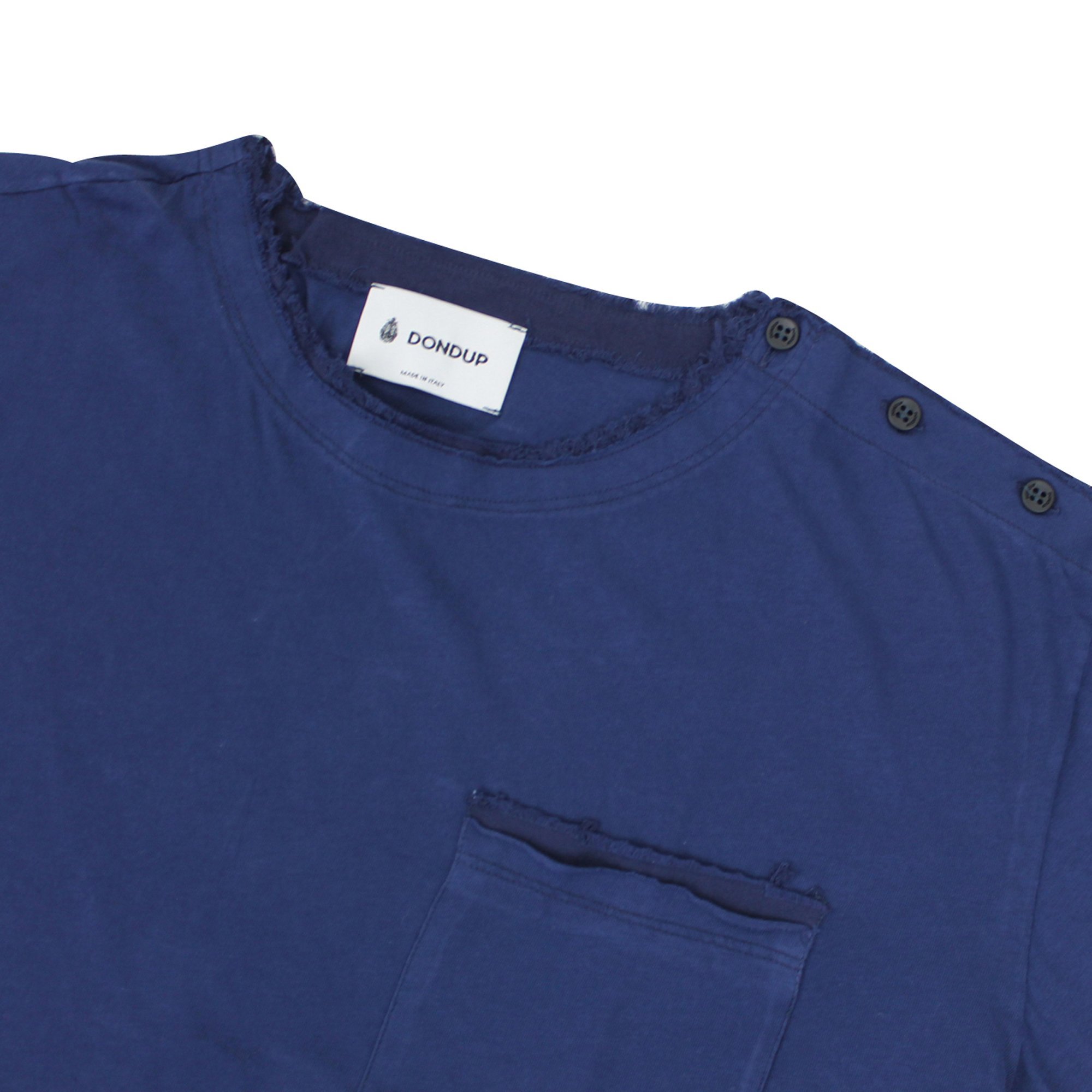 Dondup Bambino T-shirt Blu In Jersey Di Cotone In Blue