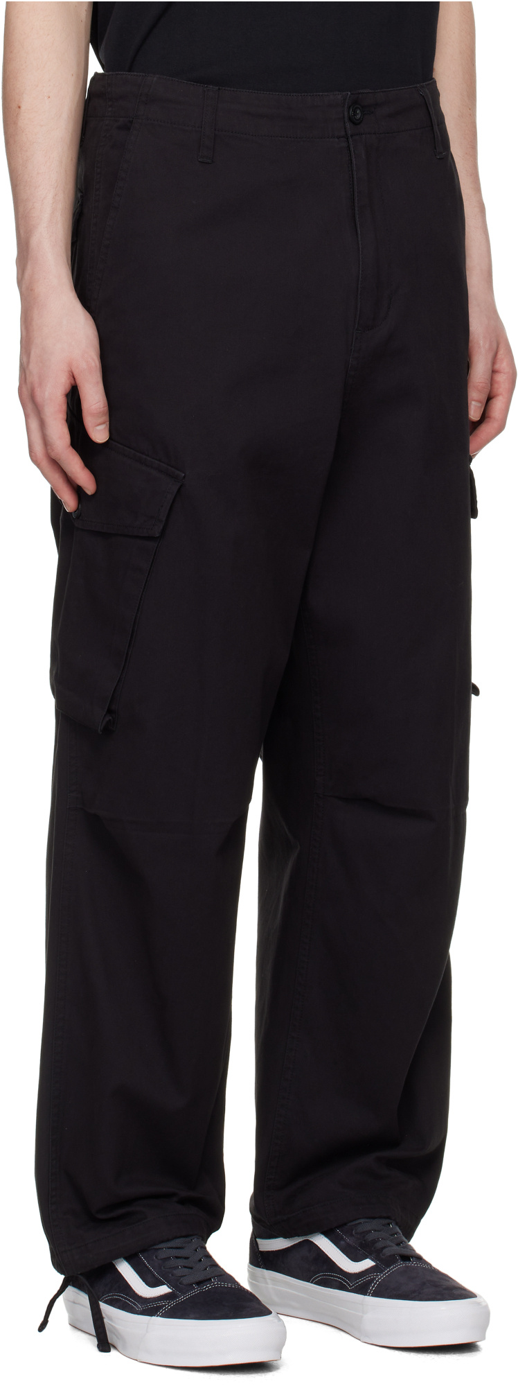 Carhartt Cargo Side-pocket Trousers In Blue