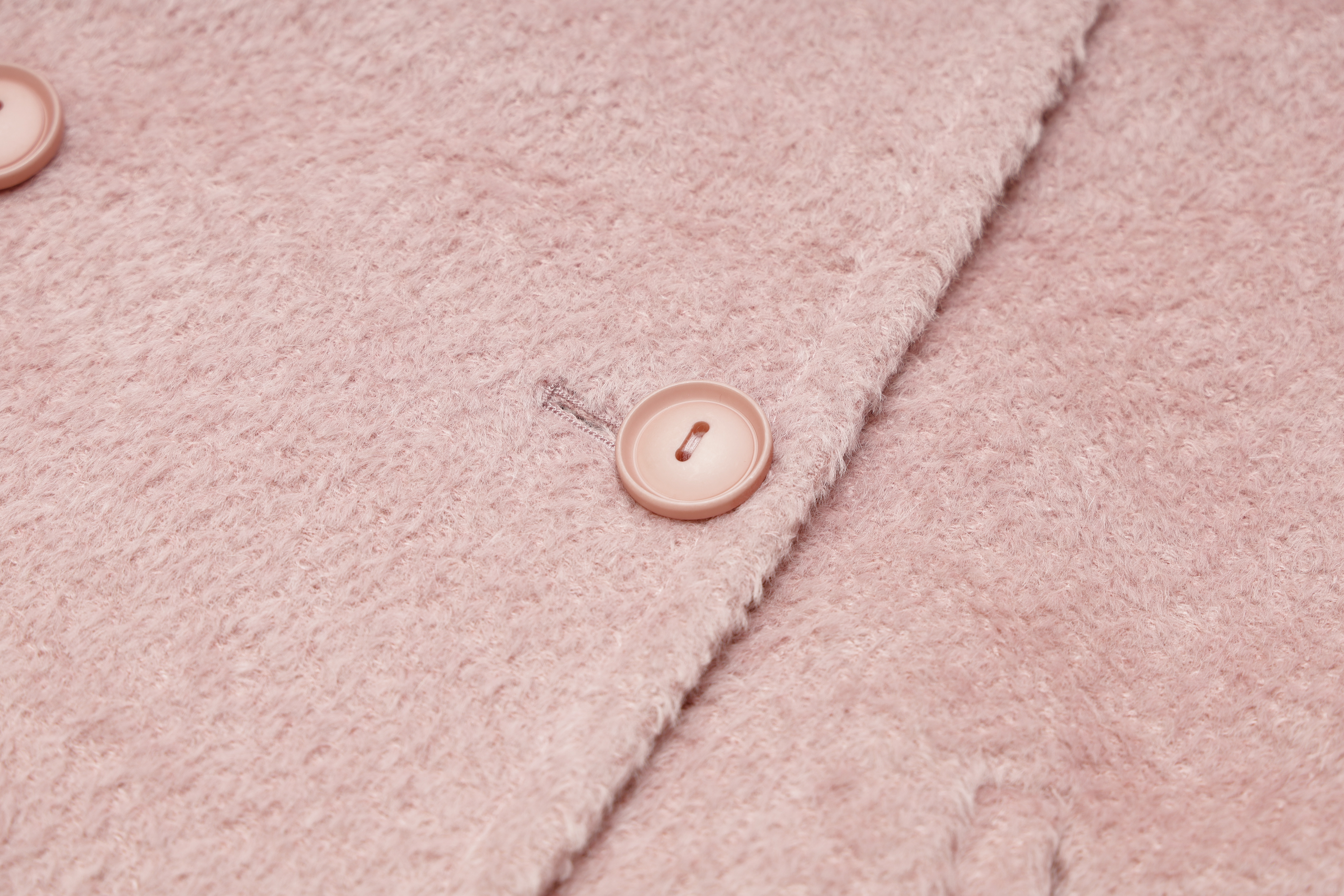 Max Mara Long-sleeved Coat In Nude