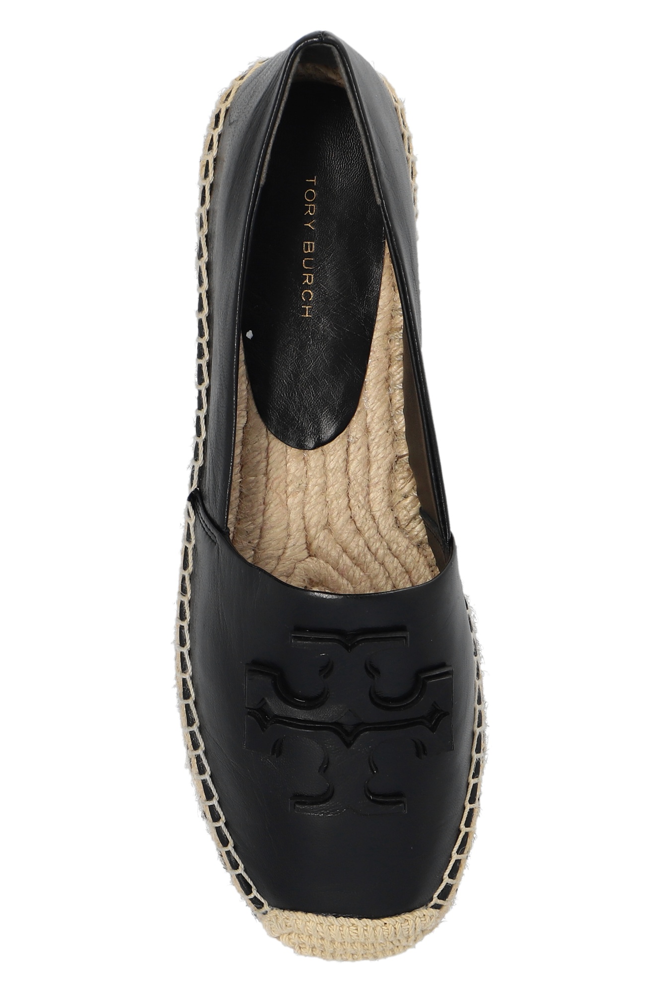 Tory Burch Everly Leather Espadrille In Brown