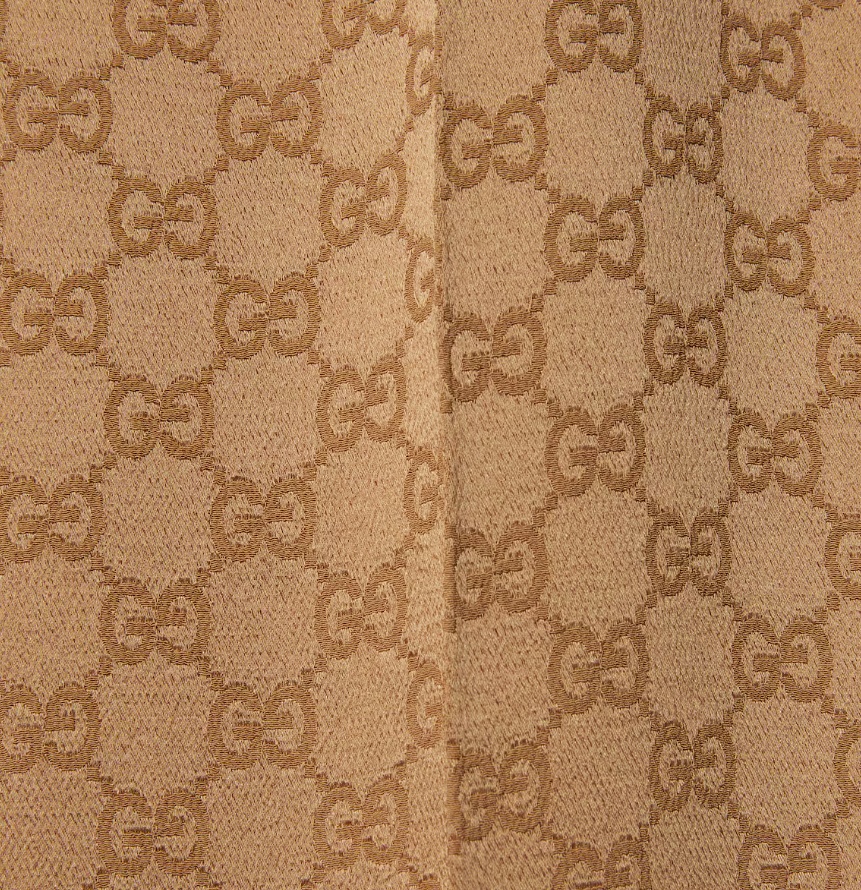 Shop Gucci Gg Jacquard Pant In Brown