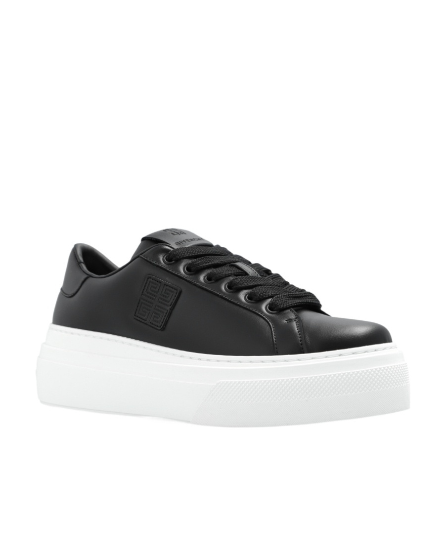 Givenchy Black City Platform Sneakers In Black