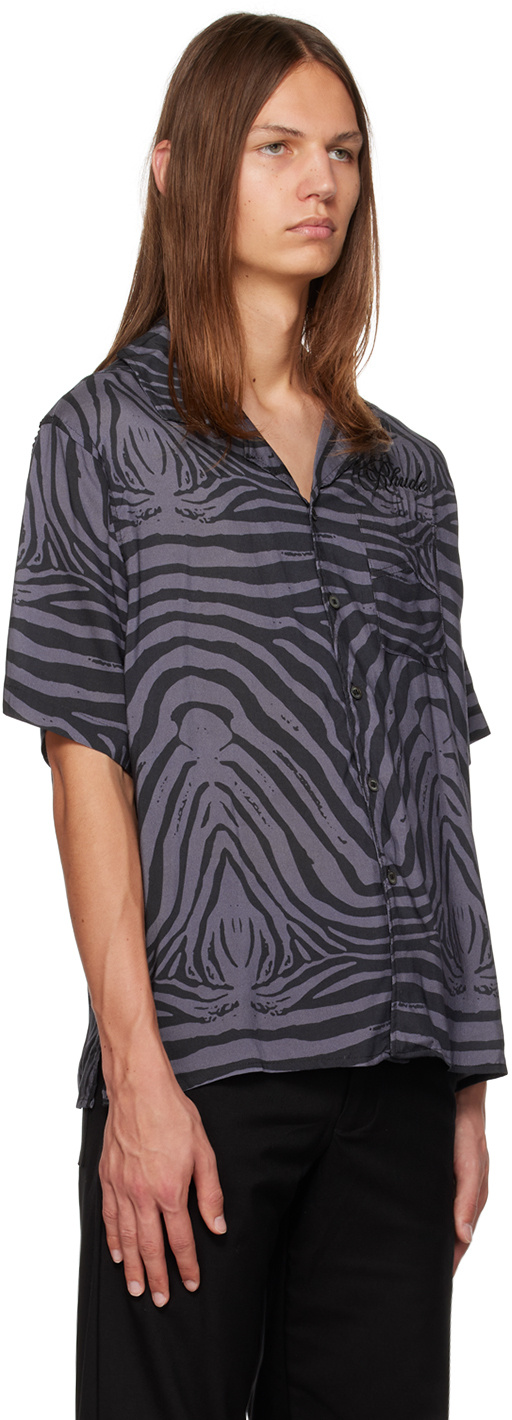 Rhude Printed Shirt In Black