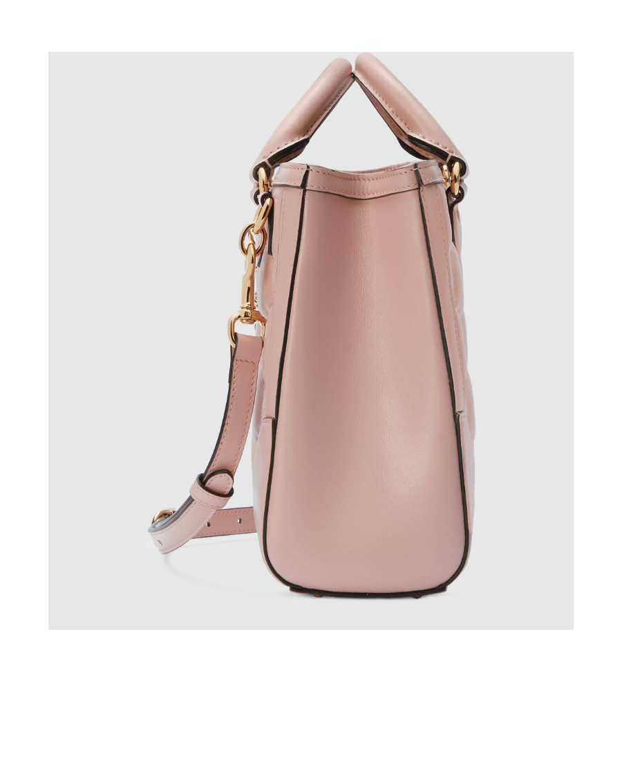 Gucci Gg Logo-embossed Mini Tote Bag In Nude