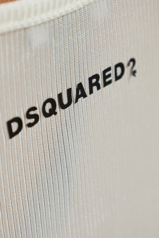 Dsquared2 Thin Shoulder Strap Sling In White