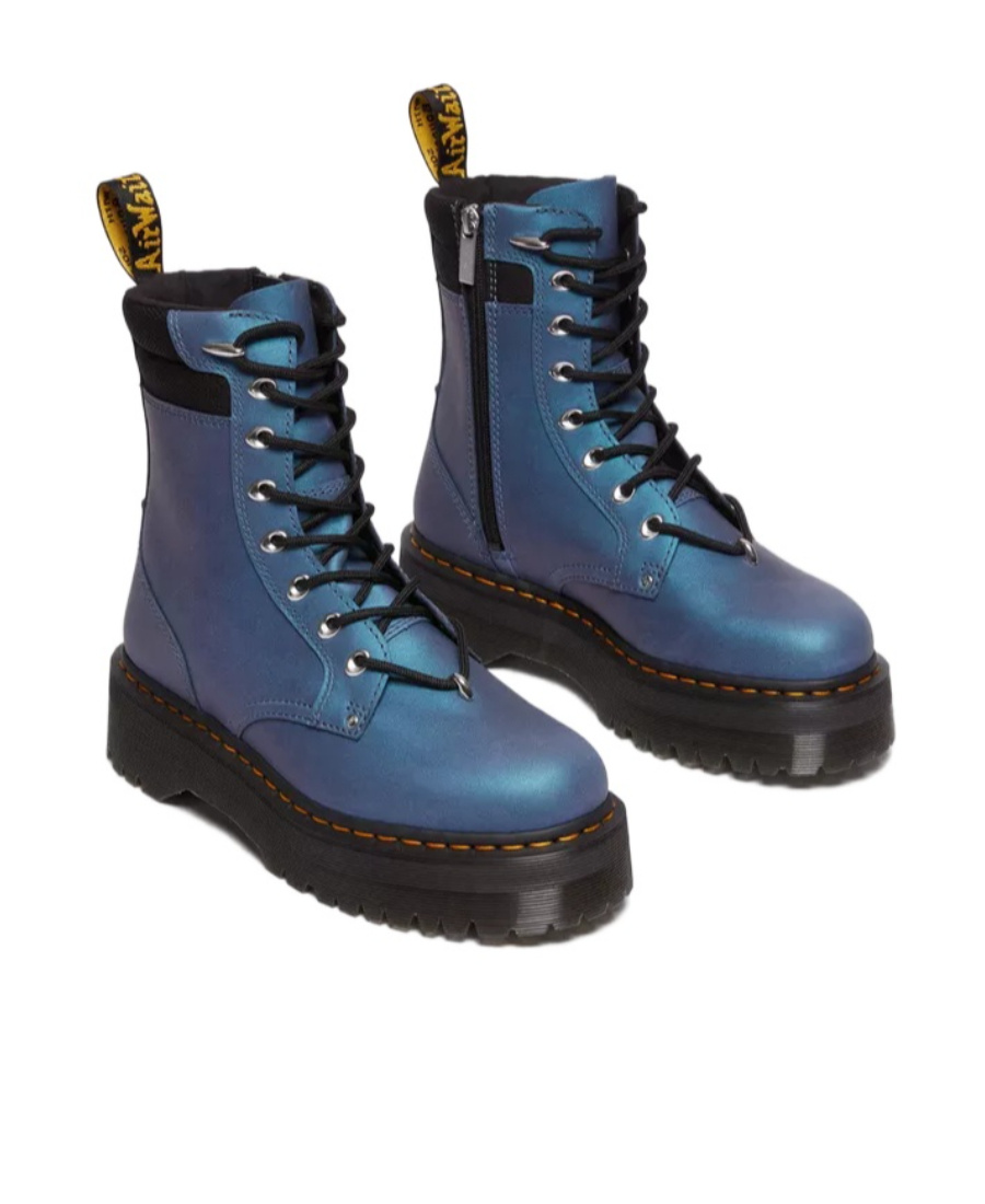 Dr. Martens Jadon Ii Lace Up Boots In Blue