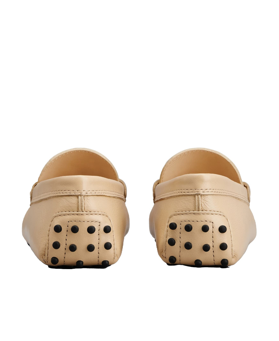Tod's T Timeless Gommino Driving Shoes In Nude