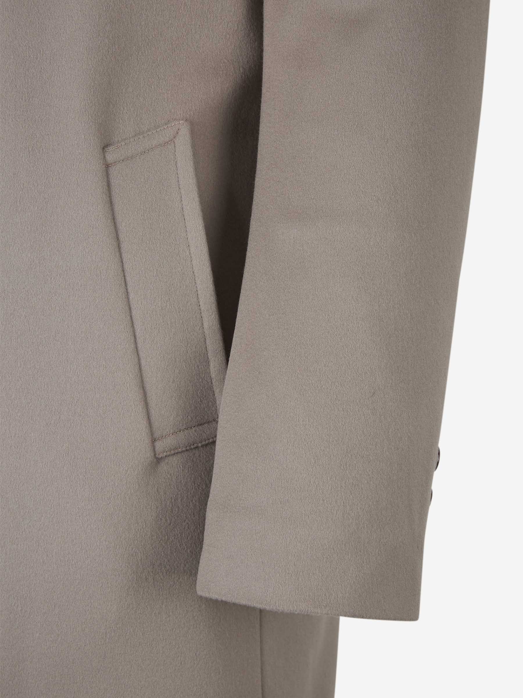 Kired Single-breasted Coat In Gray