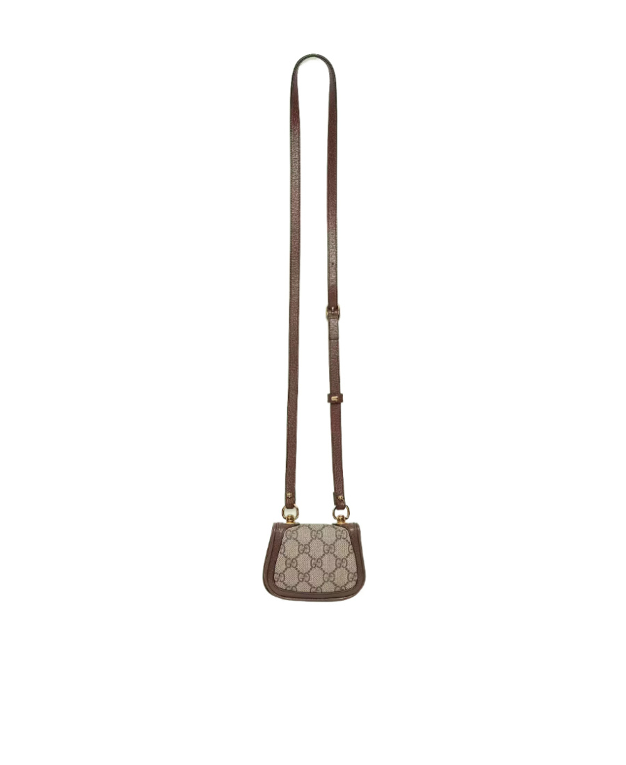 Gucci Blondie Gg Supreme Cardholder In Brown