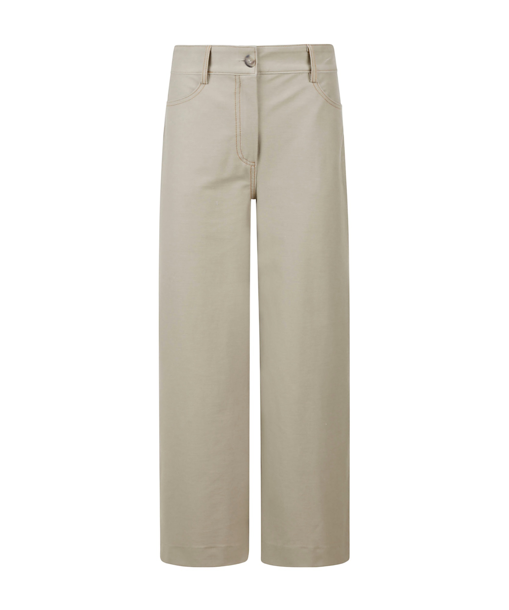 Max Mara Belt Loops Slacks In Nude