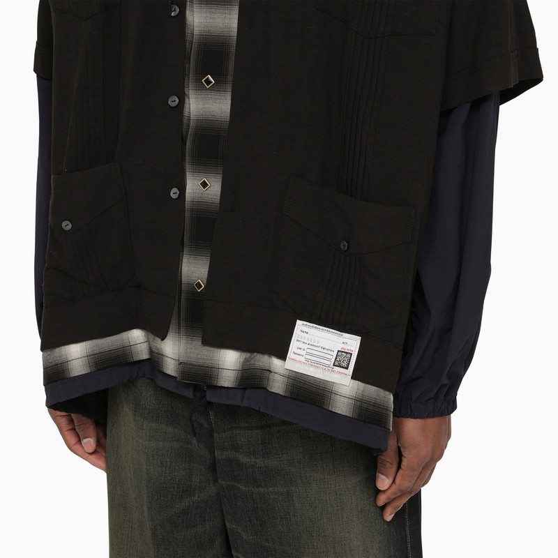Miharayasuhiro Maison Mihara Yasuhiro Three Layer Hooded Shirt