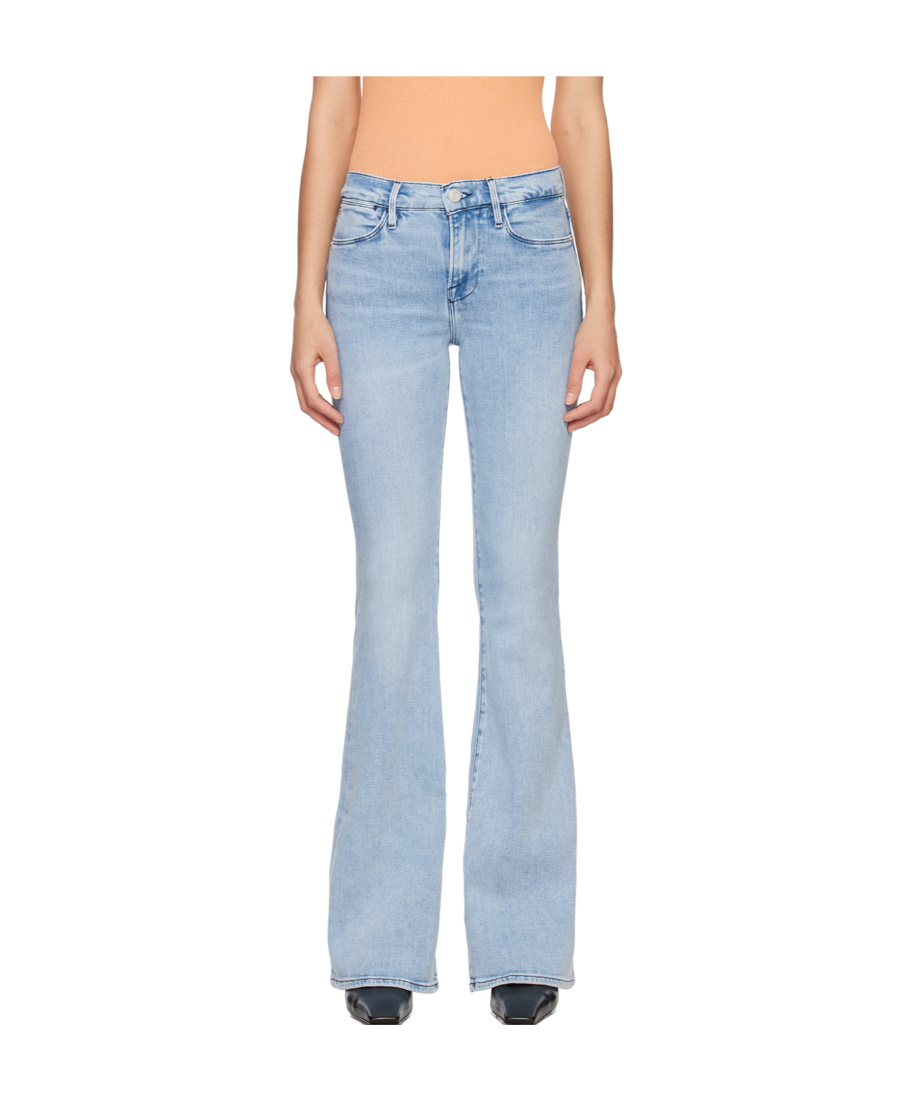 Frame Le High Horn Jeans In Blue