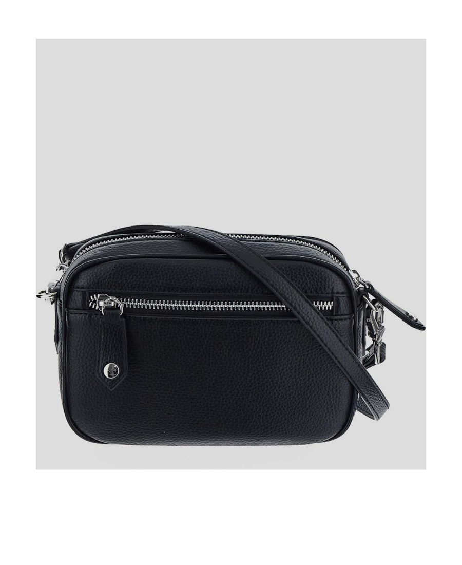 Vivienne Westwood Anna Orb-plaque Crossbody Bag In Black