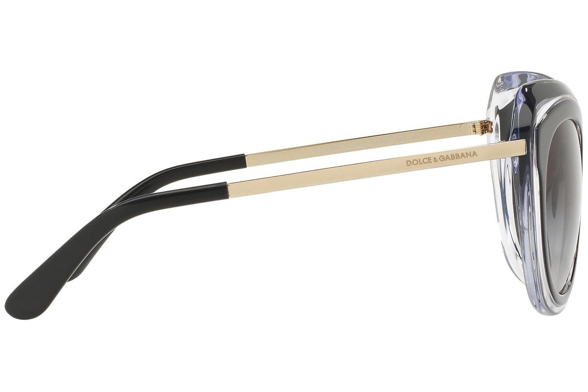 Dolce & Gabbana Logo Sunglasses In Black